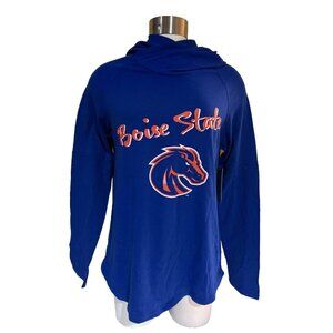 NEW Boise State University BSU Broncos Colosseum Hooded T Shirt Women's M